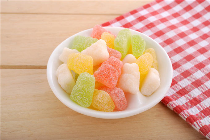 Het heerlijke Vrije Gluten van het de Pectine Kleverige Suikergoed van Smaak Vegetarische Multivitamin Gummies