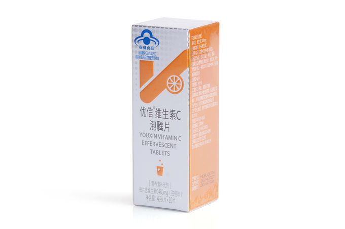 De Doserings Oranje Aroma met hoge weerstand van Vitamine C Bruisend Tabletten 480mg