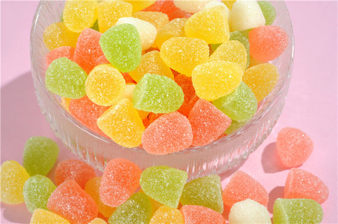 OEM Tropisch Fruit Kleverig Suikergoed, Volwassen Zachte de Geleisnoepjes van Multivitamin Gummies