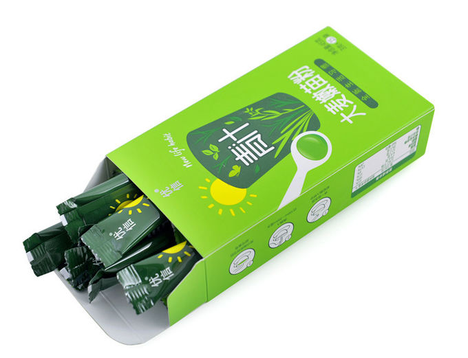 De heerlijke Pakken van het de Gerstpoeder 3gx15 van Aojiru van het Gezondheids Groene Sap Groene